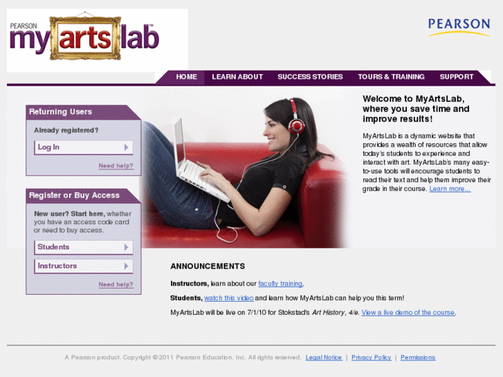 www.myartslab.com