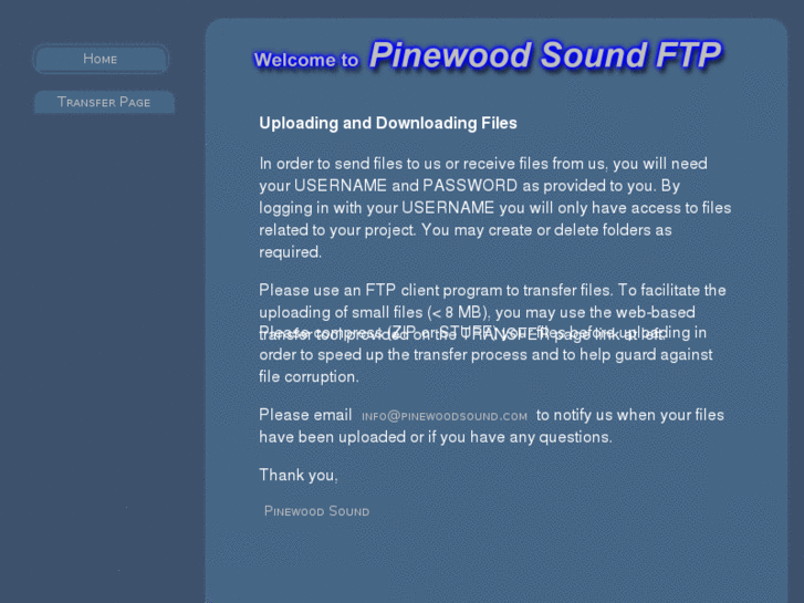 www.pinewoodsoundftp.com