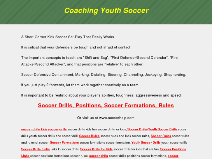 www.coachingyouthsoccer.org