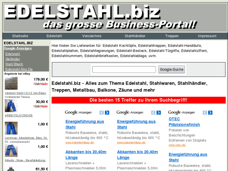 www.edelstahl.biz