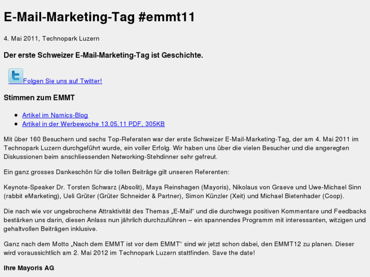 www.emailmarketingtag.ch