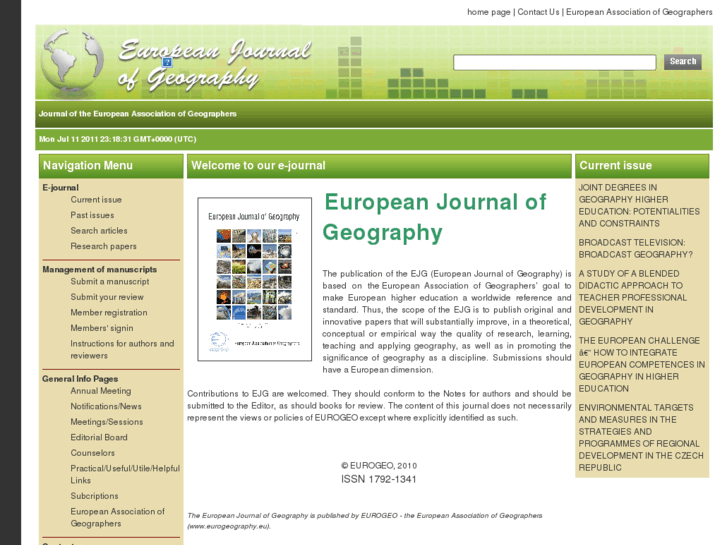 www.eurogeographyjournal.eu