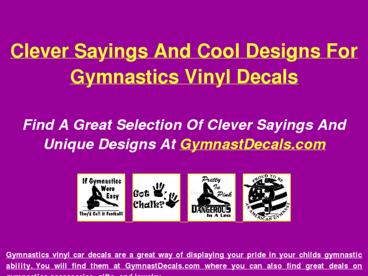 www.gymnasticsdecals.net