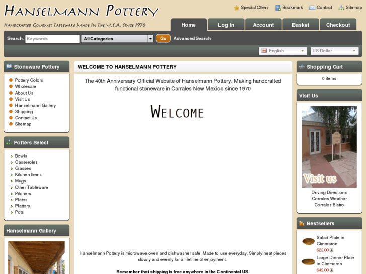 www.hanselmannpottery.com