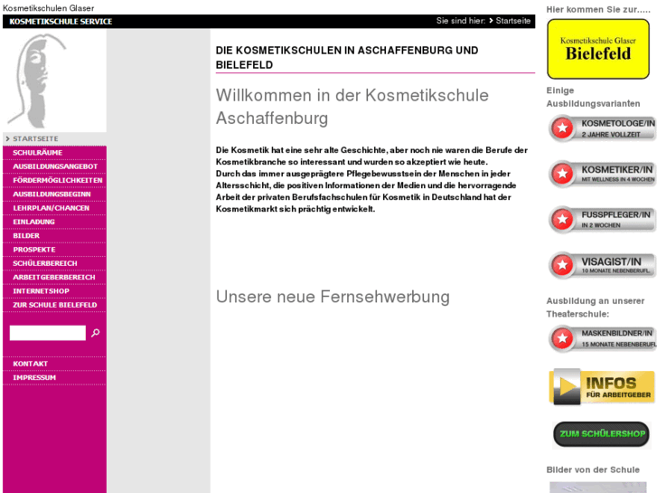 www.kosmetikschulen-glaser.de