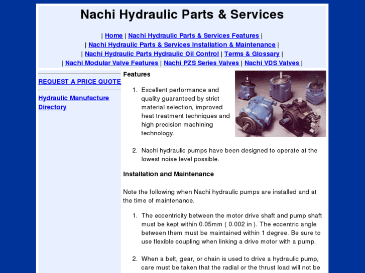 www.nachi-hydraulic-parts-and-services.com