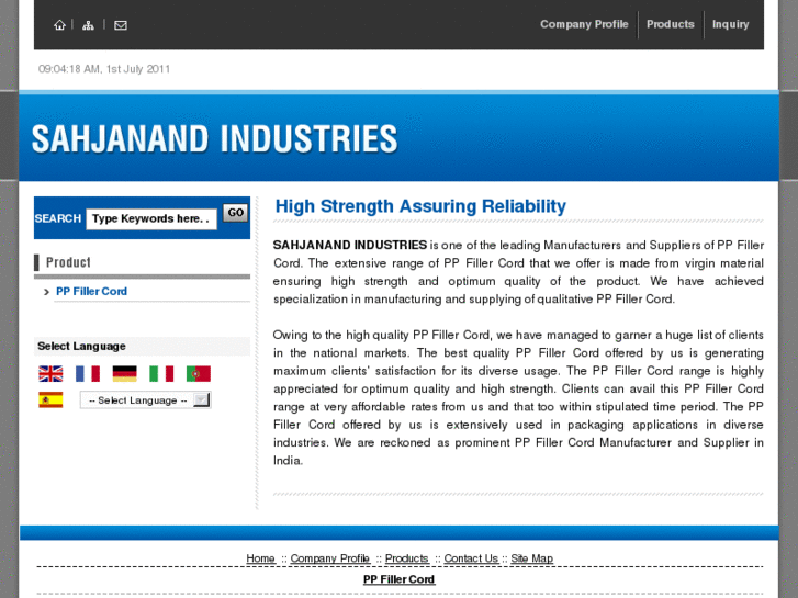 www.sahjanandindustries.com