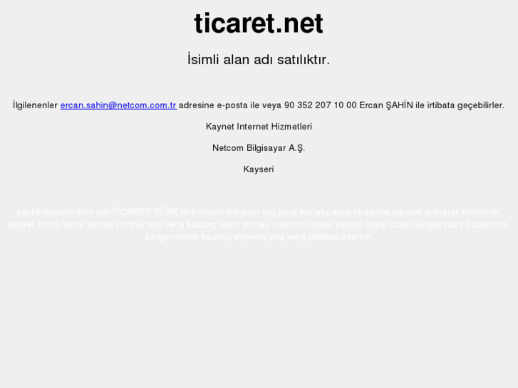 www.ticaret.net