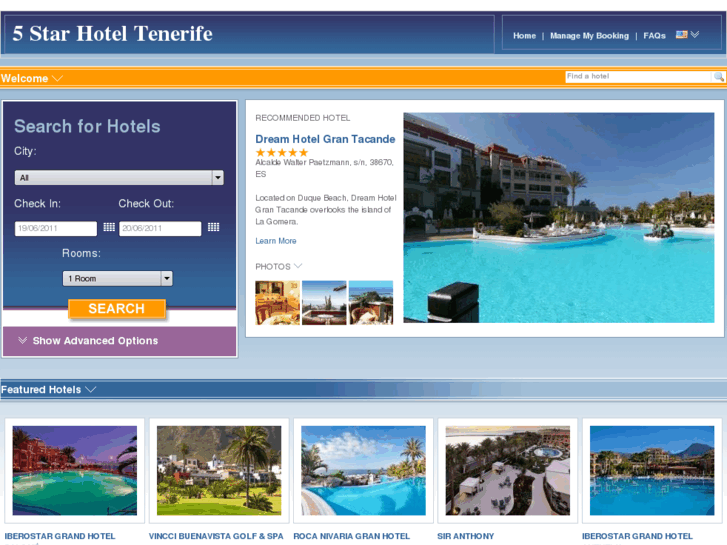 www.5starhoteltenerife.com