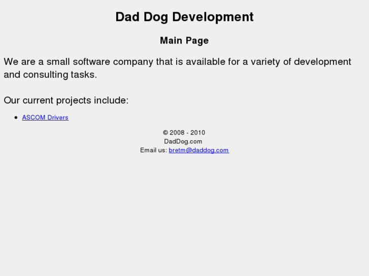 www.daddogdevelopment.com