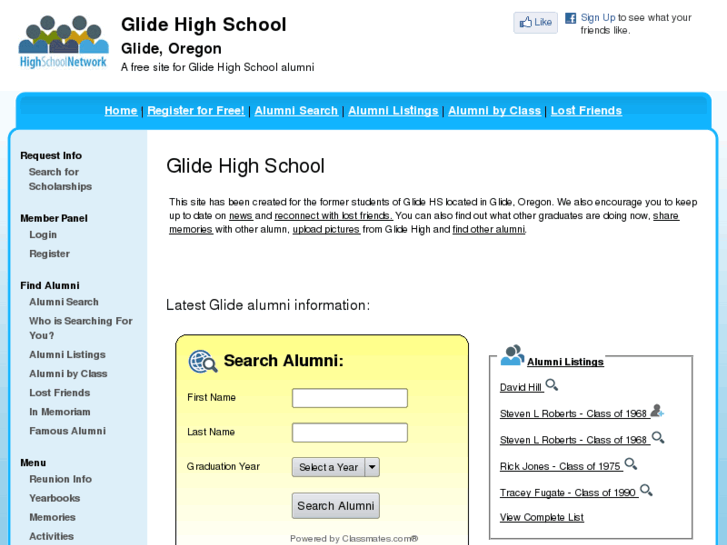 www.glidehighschool.com