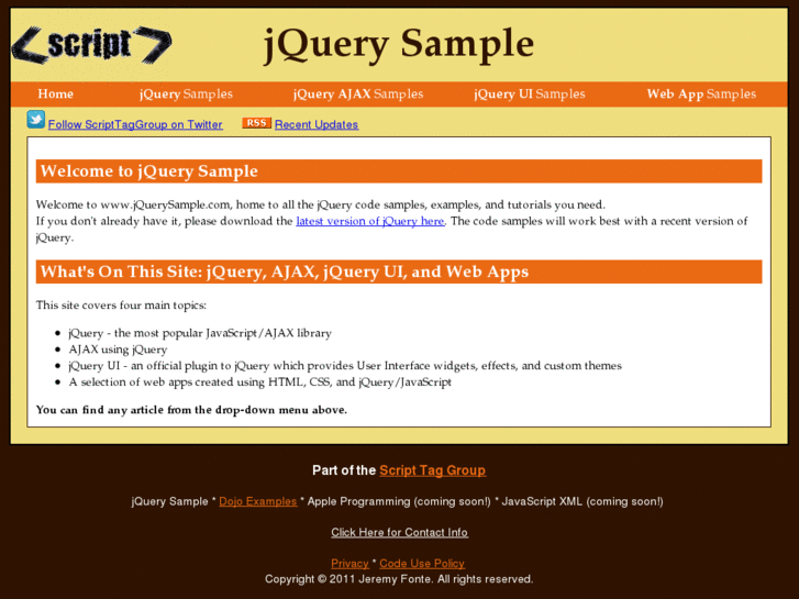 www.jquerysample.com