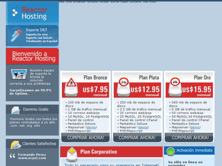 www.reactorhosting.net