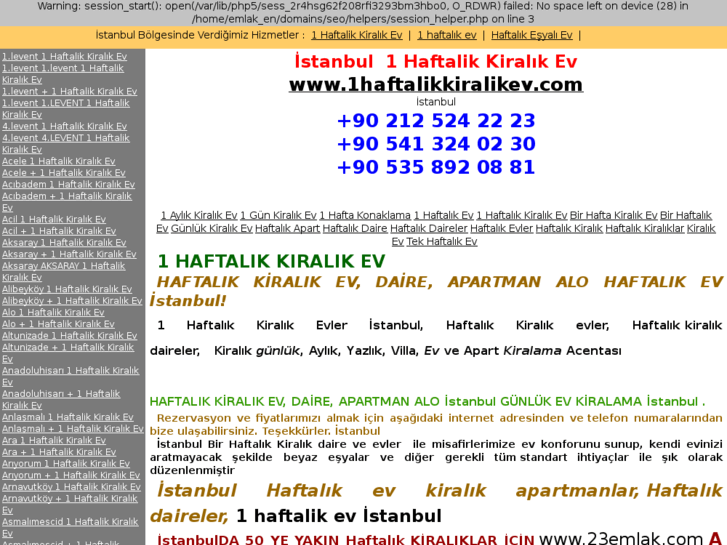 www.1haftalikkiralikev.com