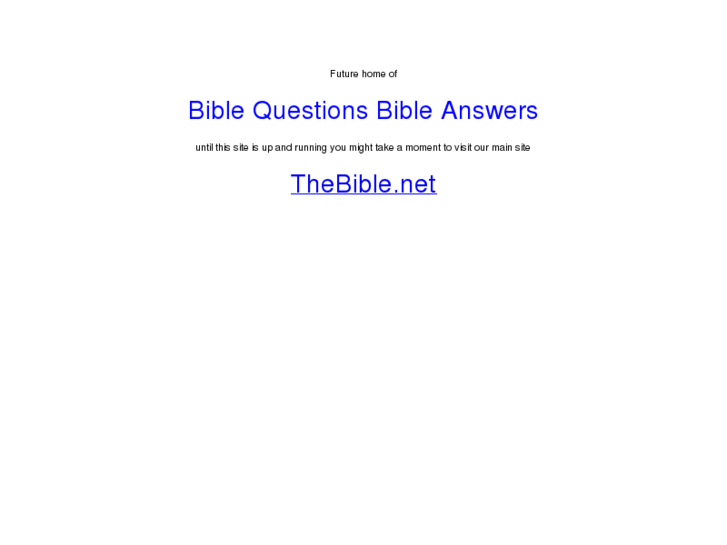 www.biblequestionsbibleanswers.com