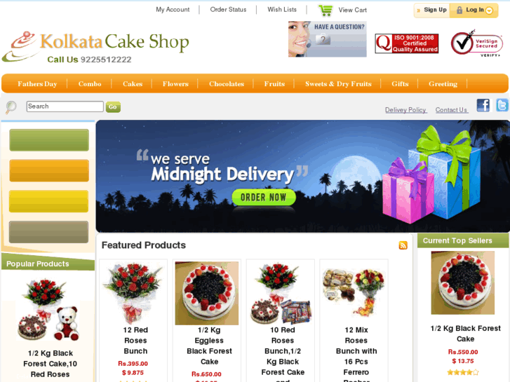 www.kolkatacakeshop.com