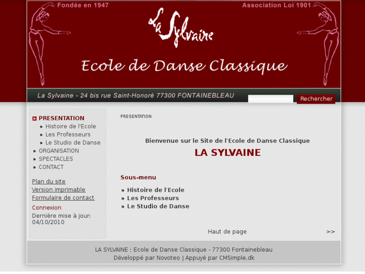 www.lasylvaine-ecole-danse-classique.com