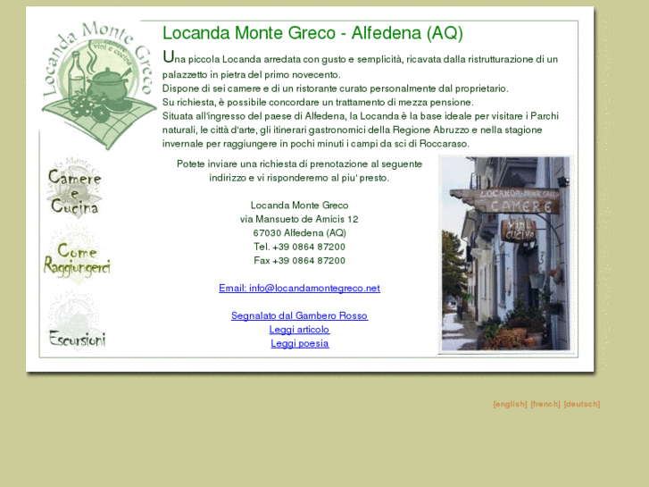 www.locandamontegreco.net