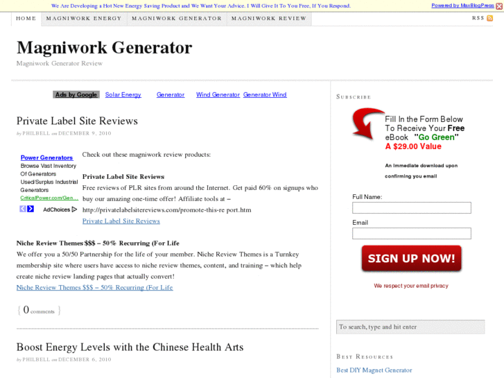 www.magniworkgenerators.net
