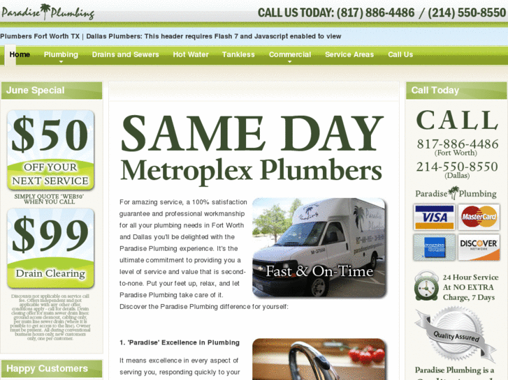 www.paradiseplumbinganddrains.com