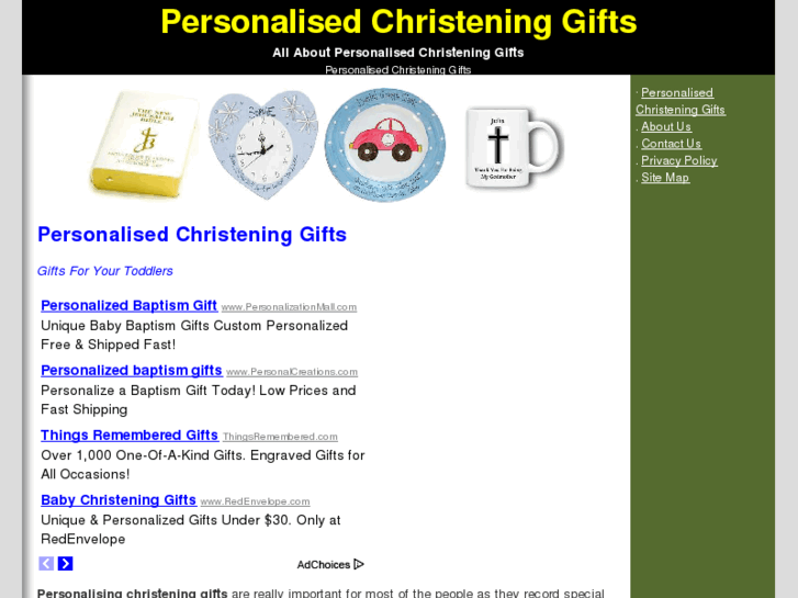 www.personalisedchristeninggifts.net