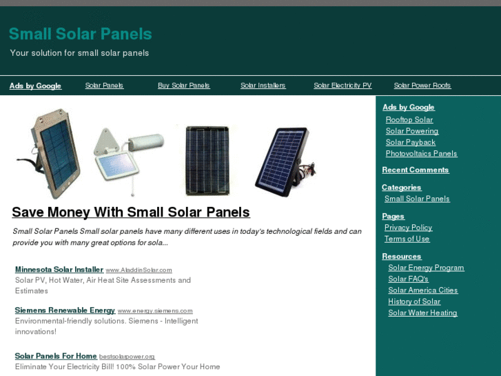 www.smallsolarpanels.org