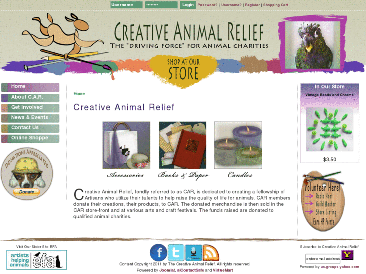 www.thecreativeanimalrelief.org