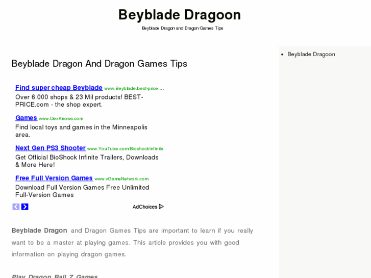 www.beybladedragoon.com