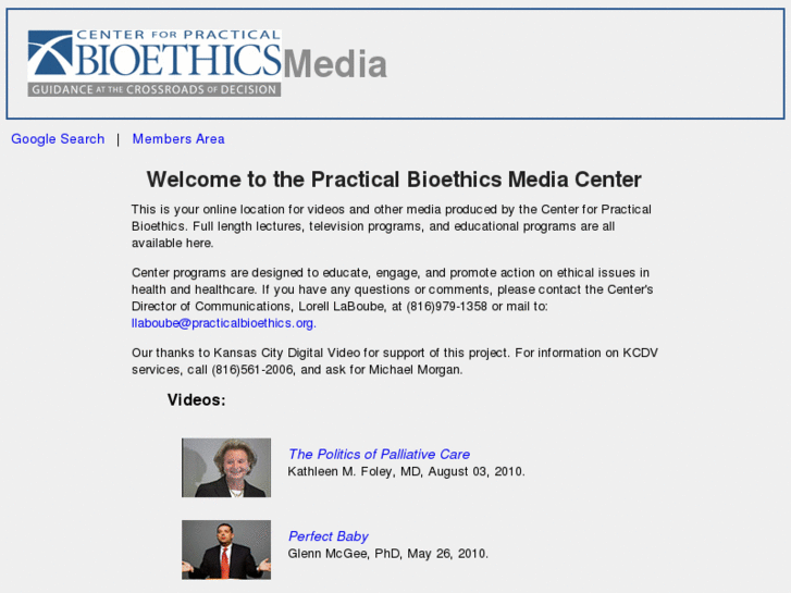 www.practicalbioethics.tv