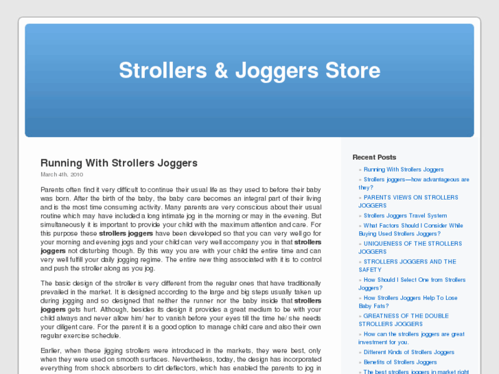 www.strollers-joggers.com