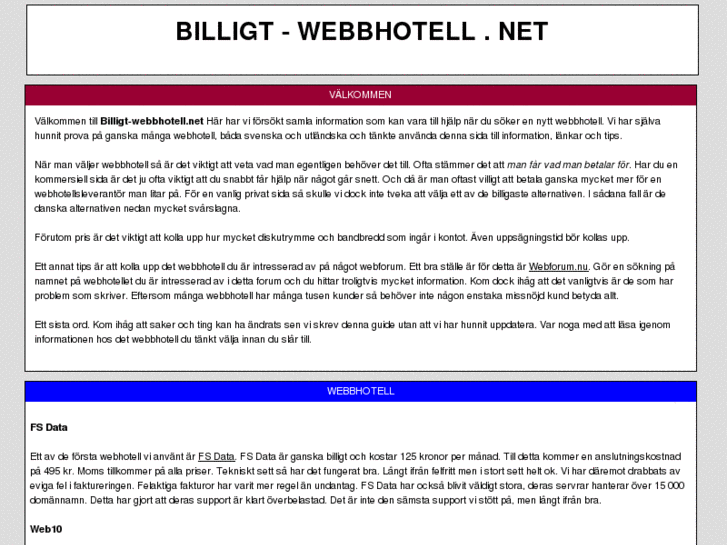 www.billigt-webbhotell.net