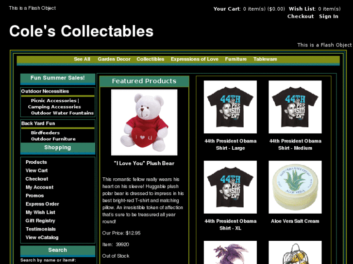 www.colescollectables.com