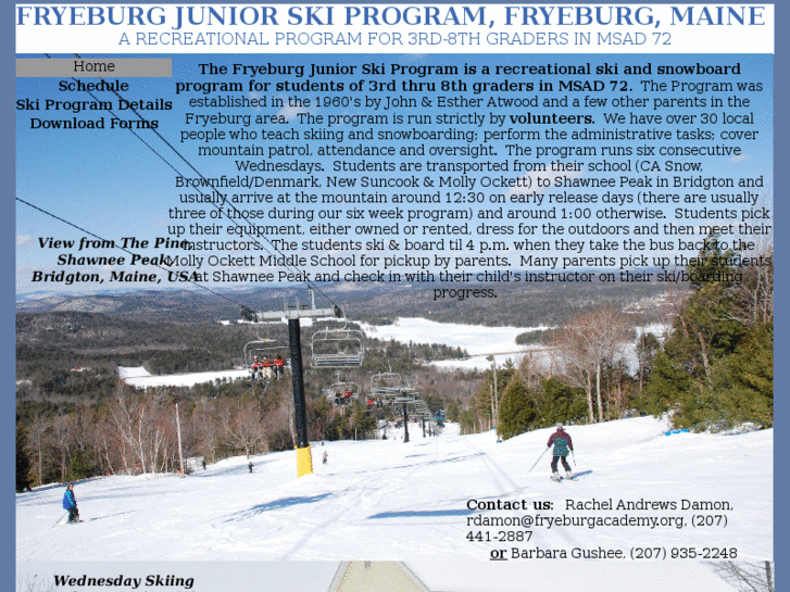 www.fryeburgjuniorskiprogram.com