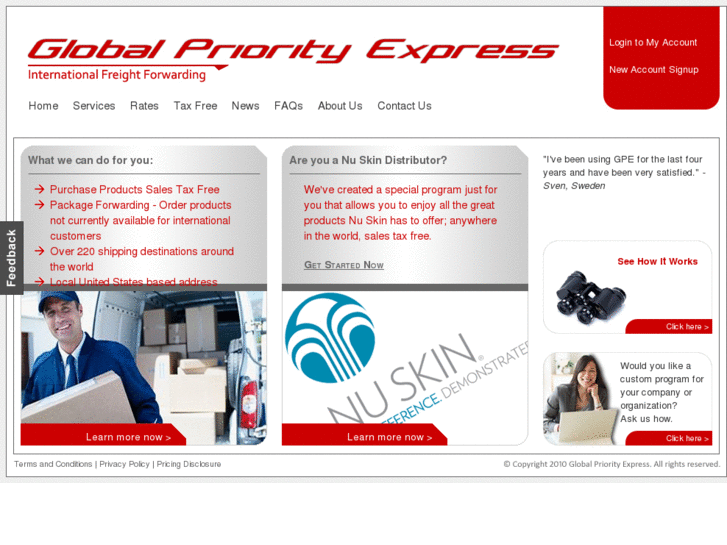 www.globalpriorityexpress.com