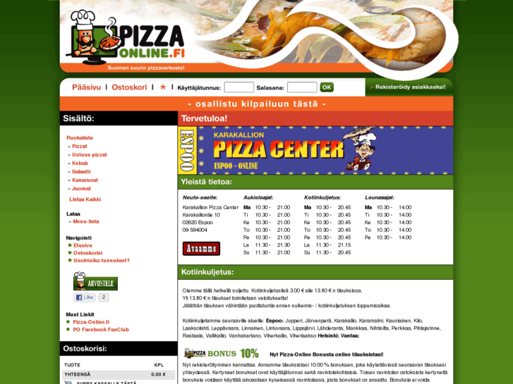 www.karakallionpizzacenter.com