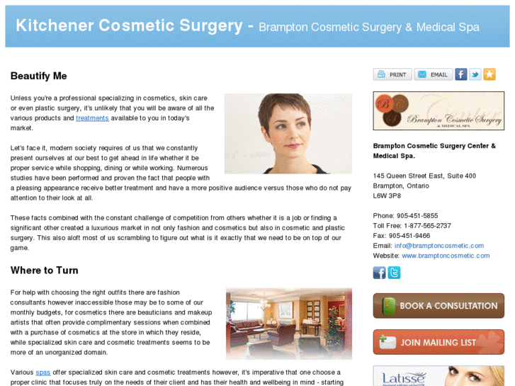 www.kitchenercosmeticsurgery.com