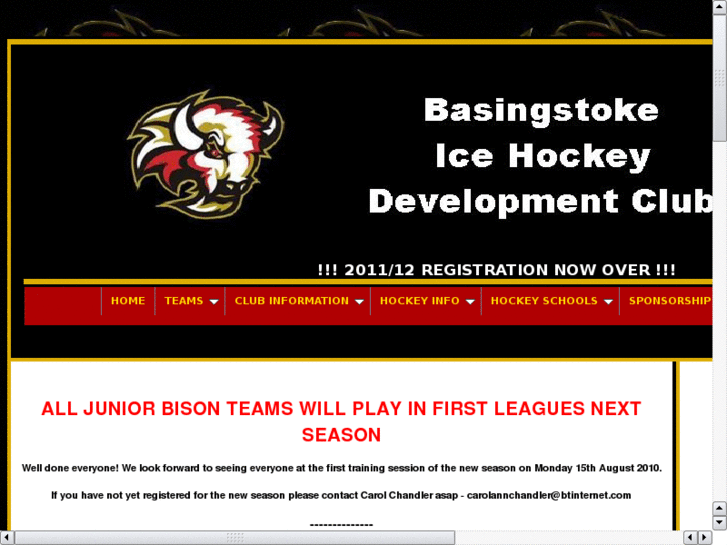 www.officialbasingstokejuniorbison.com