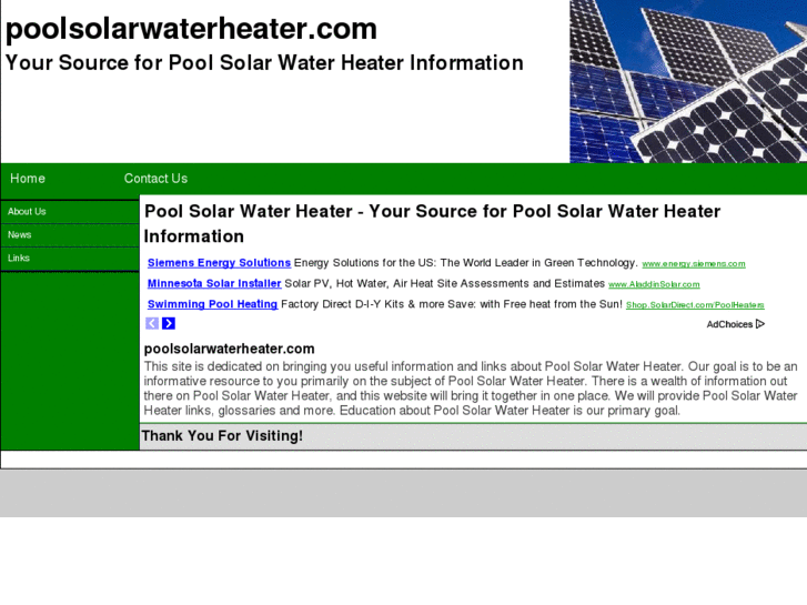 www.poolsolarwaterheater.com