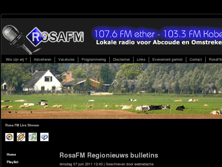 www.rosafm.nl