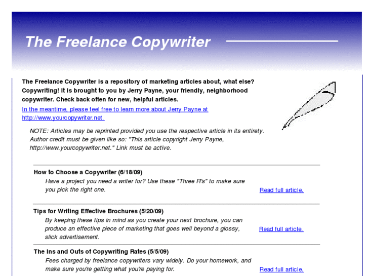 www.thefreelancecopywriter.net