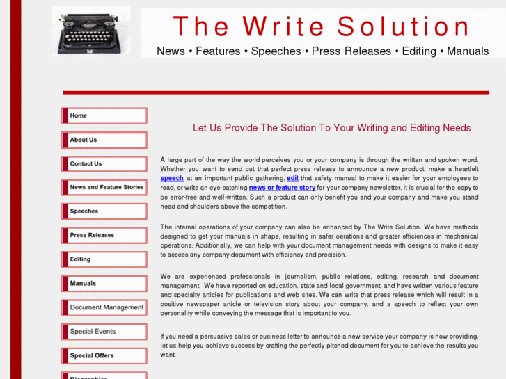 www.thewritesolution.net