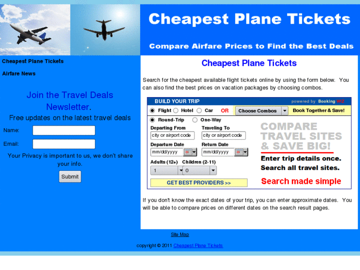 www.cheapestplanetickets.net