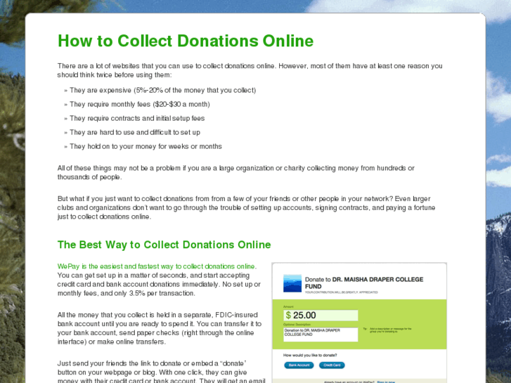 www.collectdonations.org