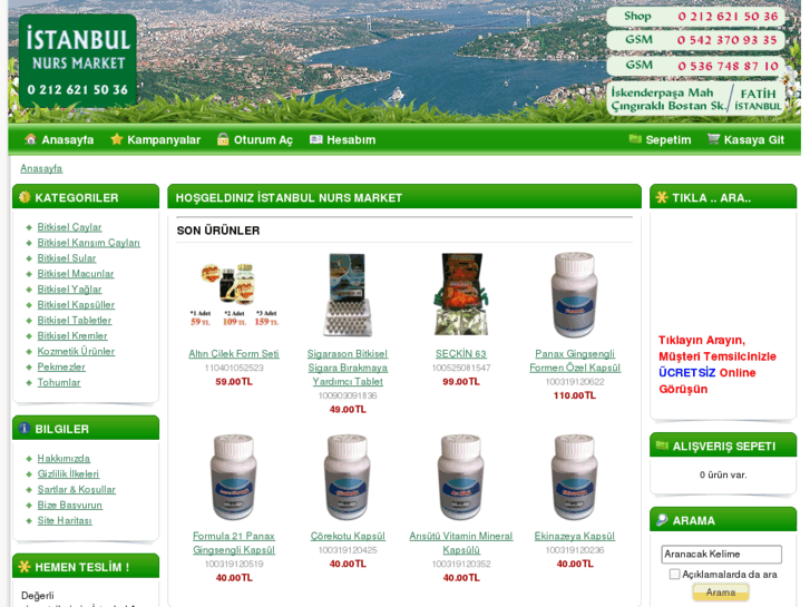 www.istanbulnursmarket.com