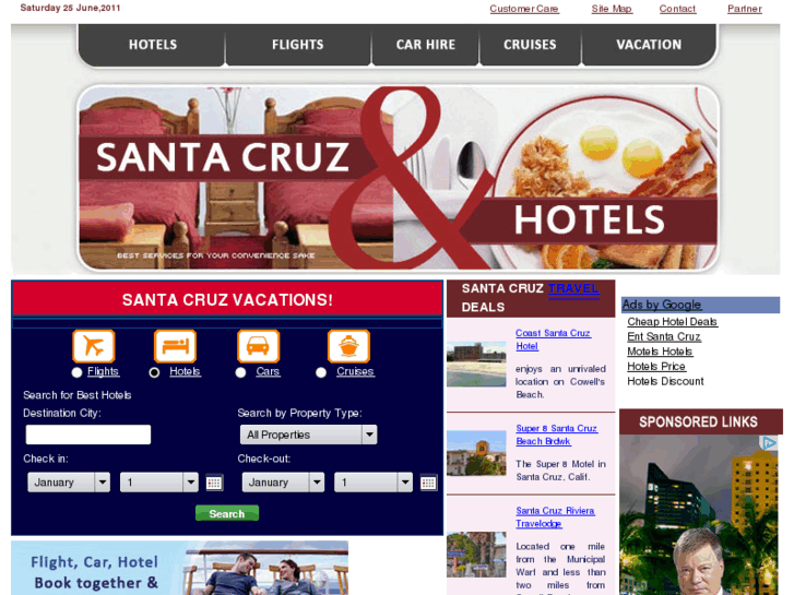 www.santacruz-hotels.net