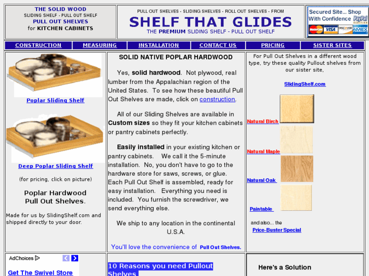 www.shelfthatglides.com