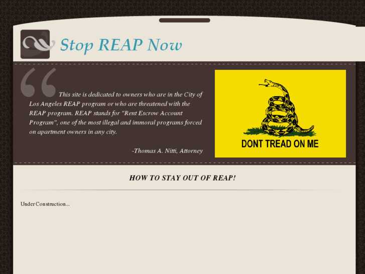 www.stopreapnow.com