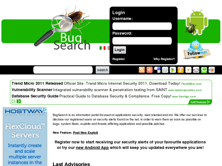 www.bugsearch.net