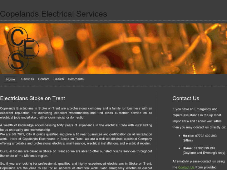 www.copelands-electrical-services.com