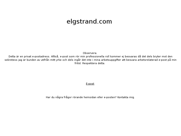 www.elgstrand.com